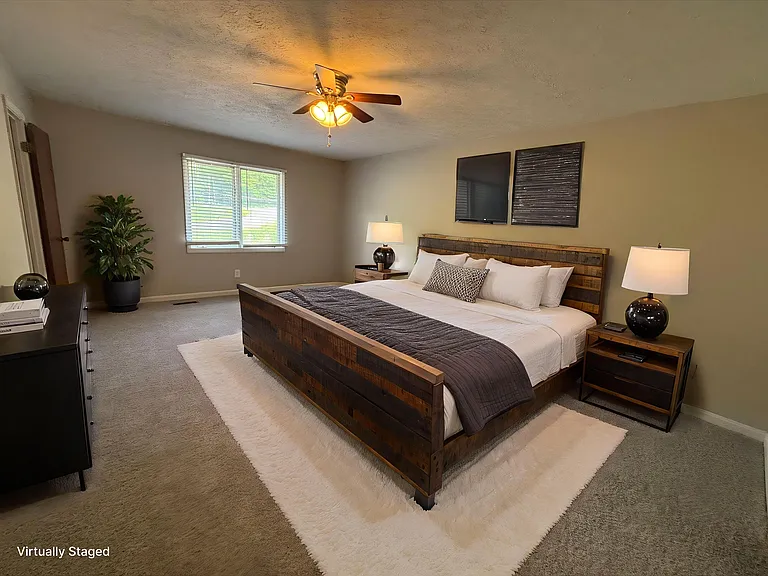 Step into comfort at Guest House, where spacious bedrooms blend style and relaxation. Bright natural light enhances the cozy atmosphere, making it your perfect retreat. Explore more and envision your new home today!