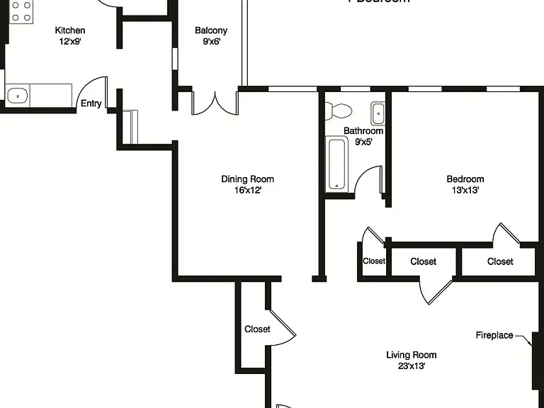 One Bedroom - Unit 8 One Bedroom - Unit 8