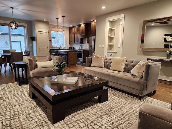 Main level space, kitchen, living room and dinning room