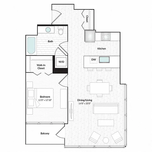 Floor plan Sunshine Peak