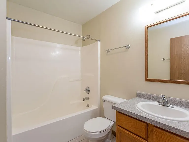Full Bathroom with Under the Sink Storage