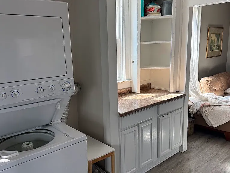 Washer and dryer included