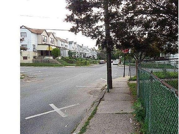 Front walk looking east