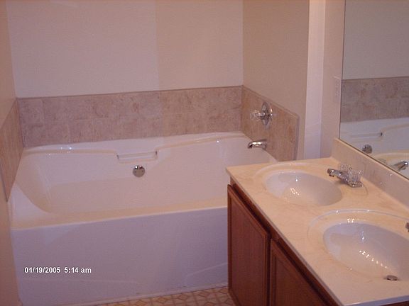 Master bath with separate shower