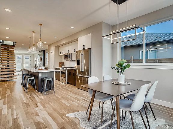 First floor open floor plan and modern fixtures
