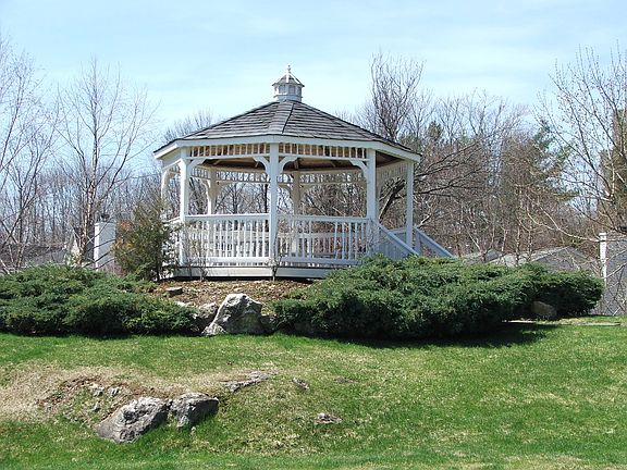 Relax in the gazebo