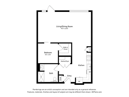 Floor plan W1