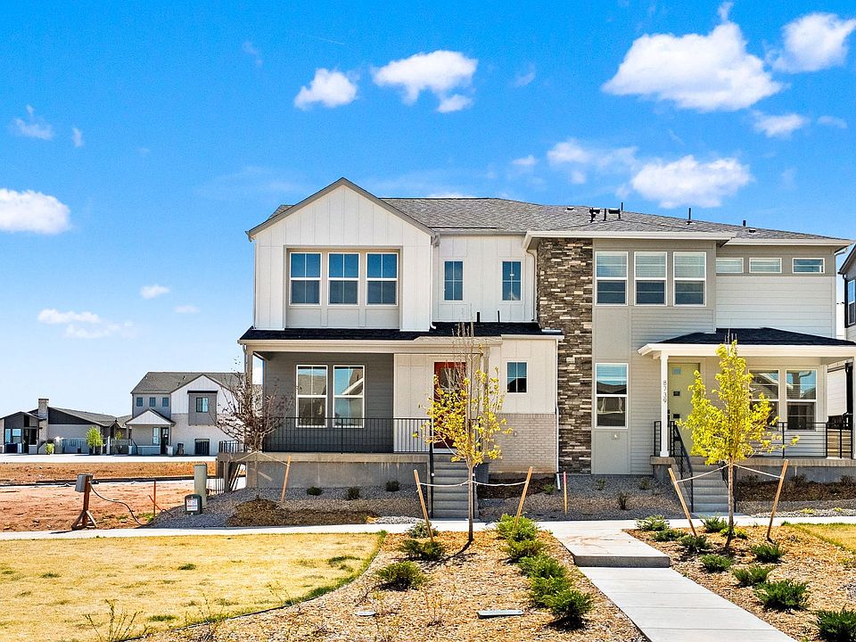 8741 Whiteclover Street Duet at Sterling Ranch by Trumark Homes Plan 2 Exterior