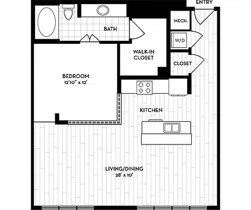 Floor plan Larimer and Lincoln