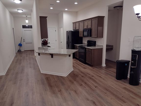 Living room towards kitchen