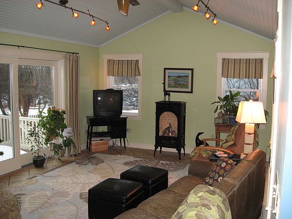 Family Room with gas fireplace