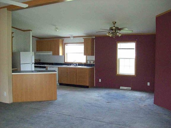 Open kitchen and living room