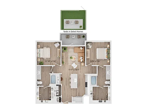 Floor plan B1