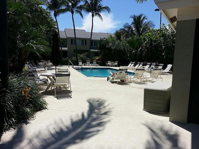 Paradise in this heated pool.