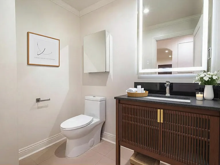 bathroom - digitally staged