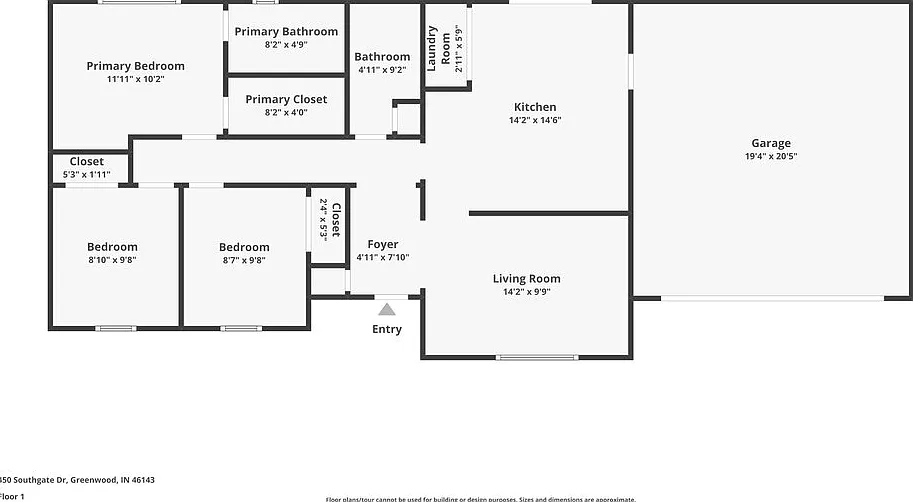 3 bed, 2.0 bath, 1105 sqft, $1,870 — Photo 2