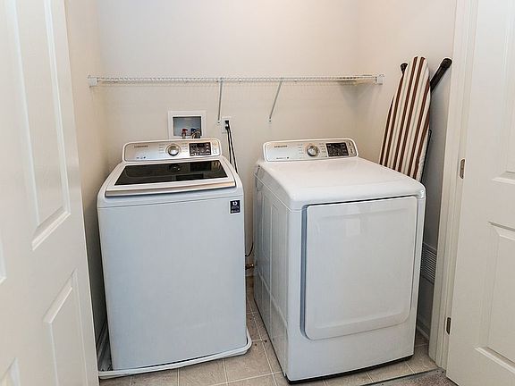 Laundry area.