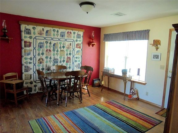 Living area being used as a dining.