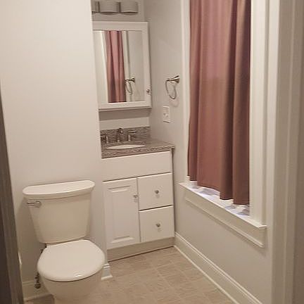 first floor half bath