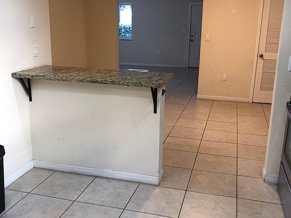 Kitchen looking towards the dinning/living area.