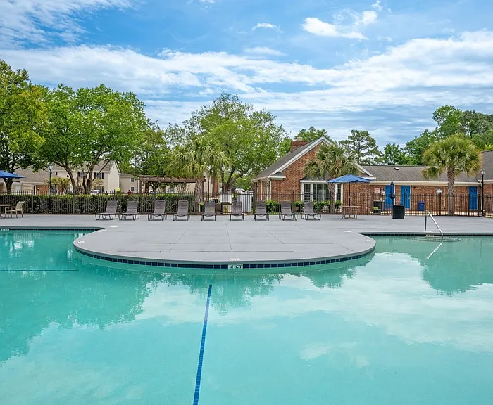 Resort Style Pool with Cabanas