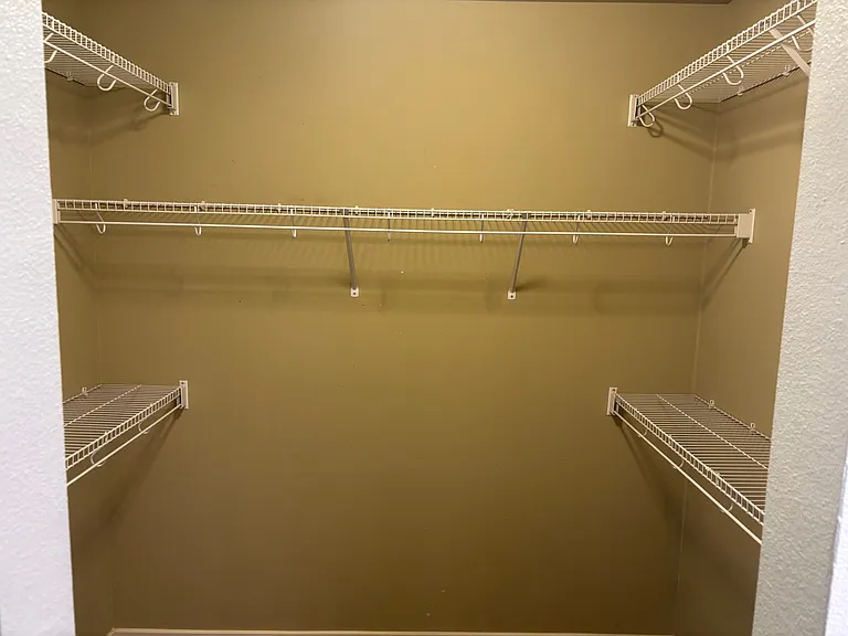 Master walk in closet