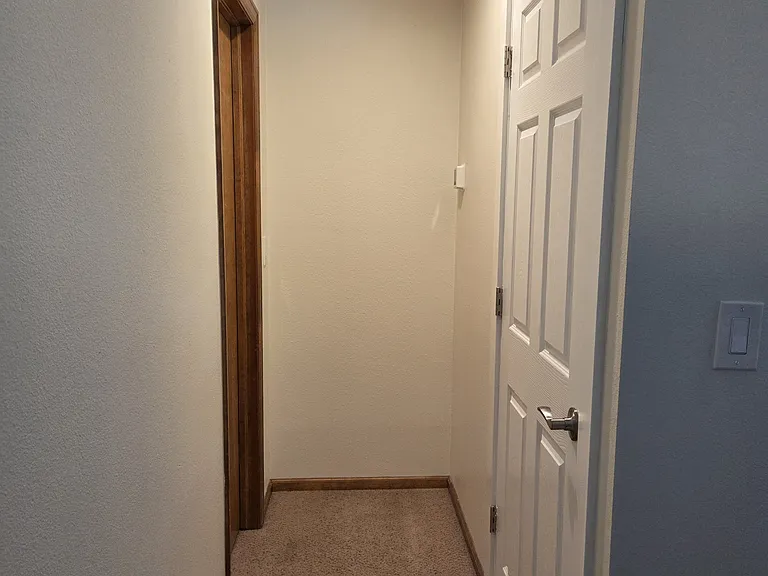 Hallway to unit