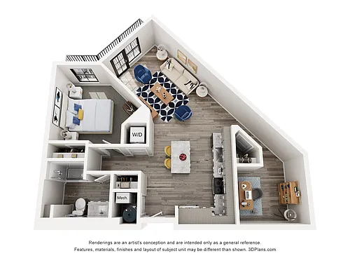 Floor plan Fog Line - B1.G