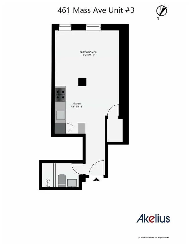 Floor plan Studio