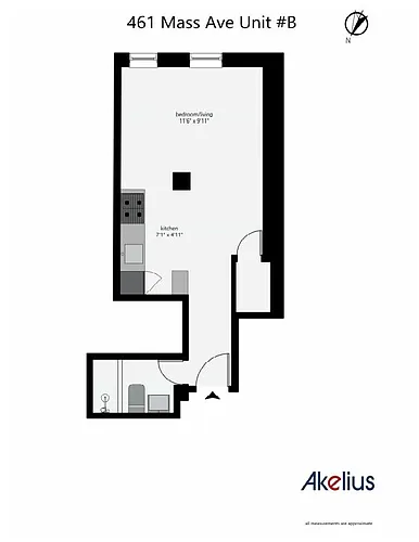 Floor plan Studio