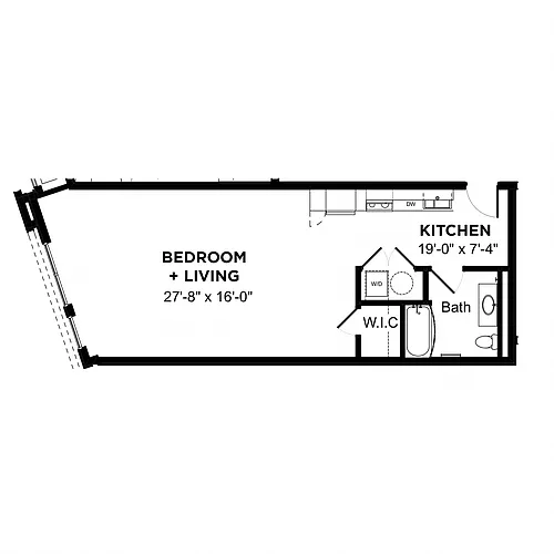 Floor plan Suite D2 (The Penn Building)