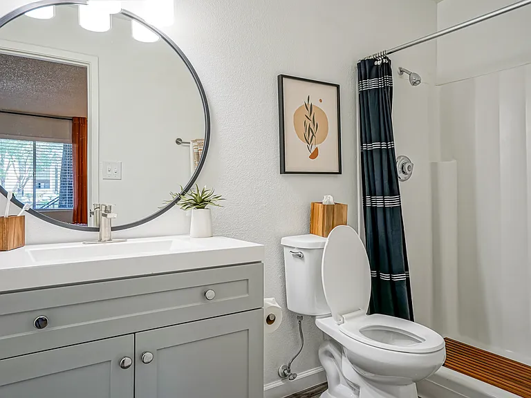 Modern Vanity with Upgraded Fixtures - Ensuite Bathroom - Platinum Interior
