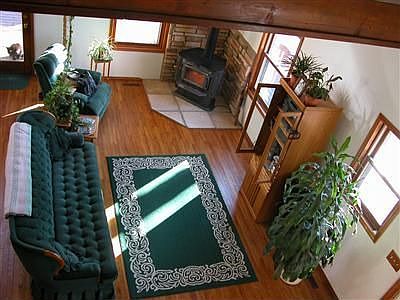 View of Living Room from Loft