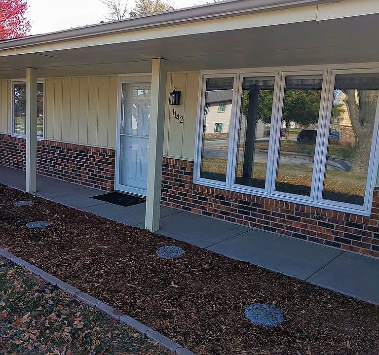 Full length front porch