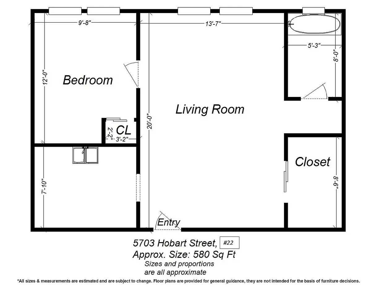 Floor plan 5703 Hobart St 22