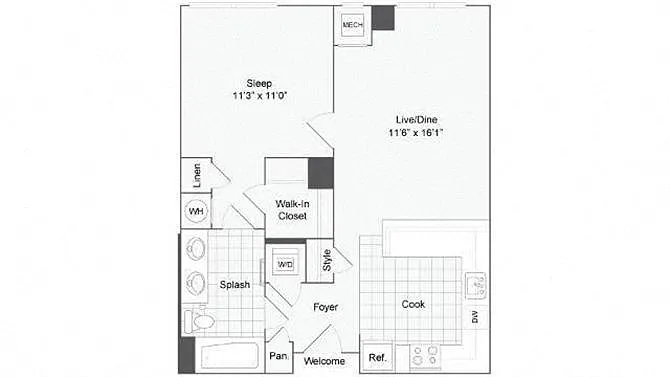 Floor plan Alcoa