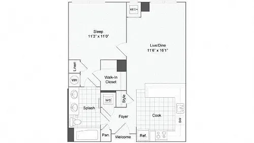 Floor plan Alcoa