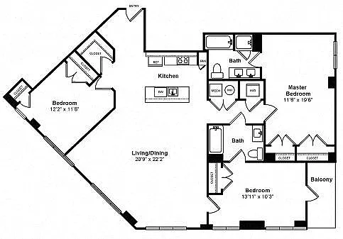 Floor plan 3E