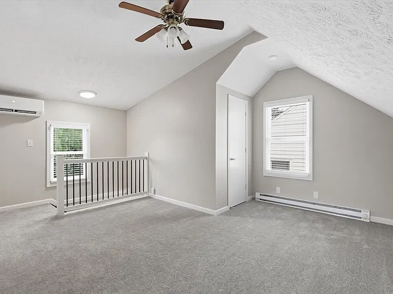 Ample room for bedroom plus office area.