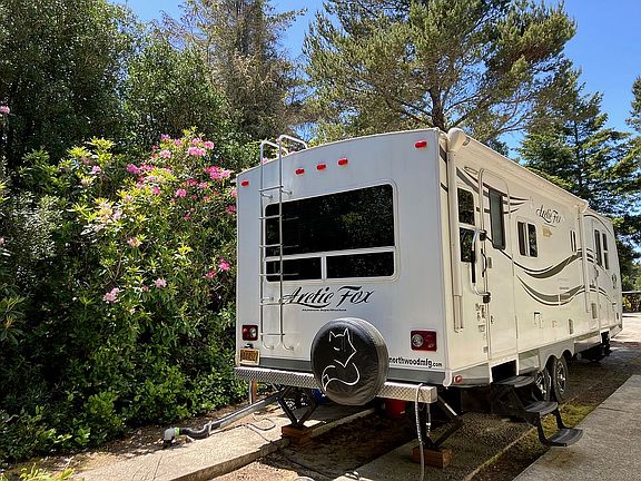 RV on Concrete Runners