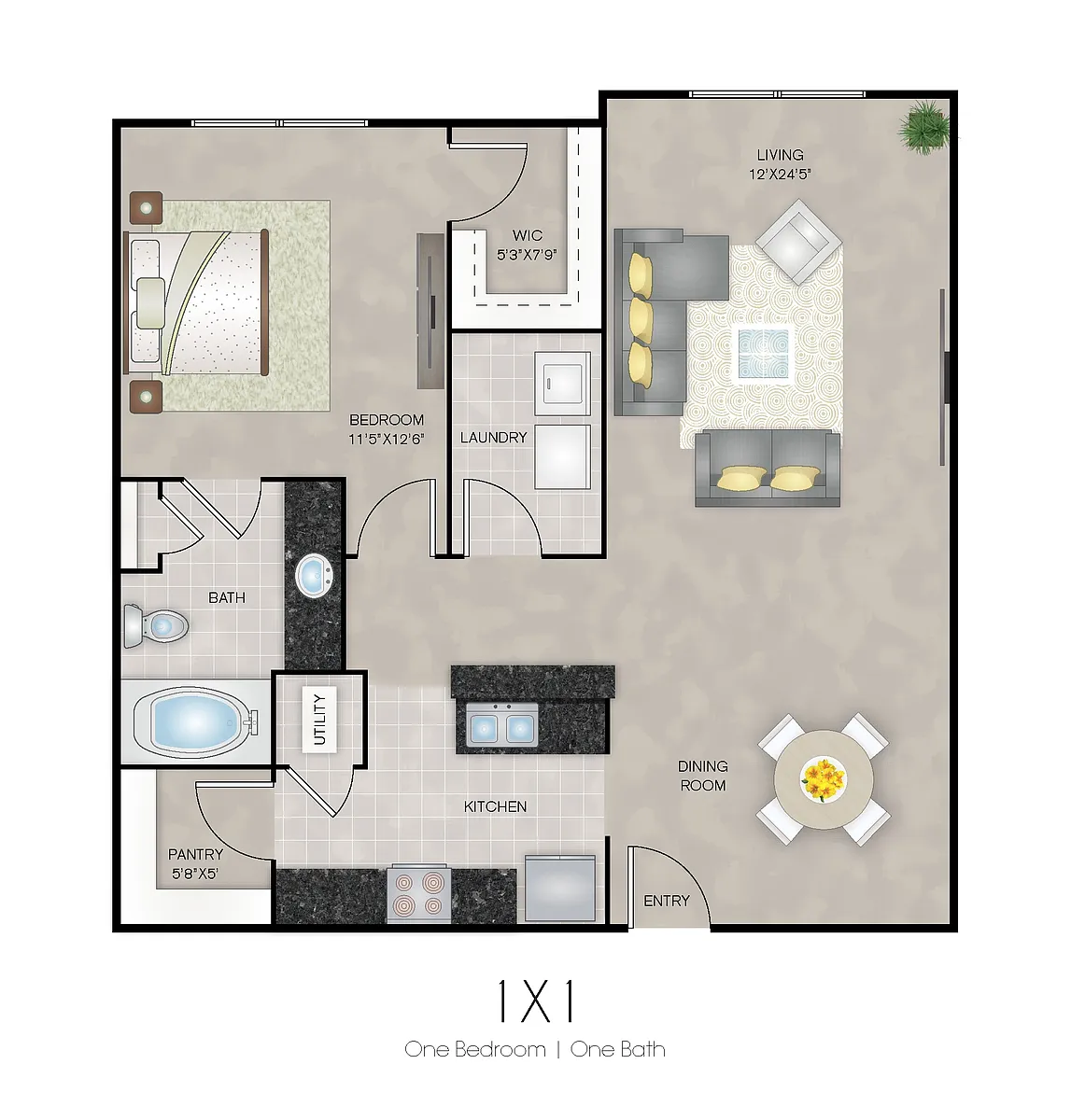 Floor plan 1A