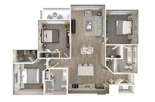 Floor plan C1-LL