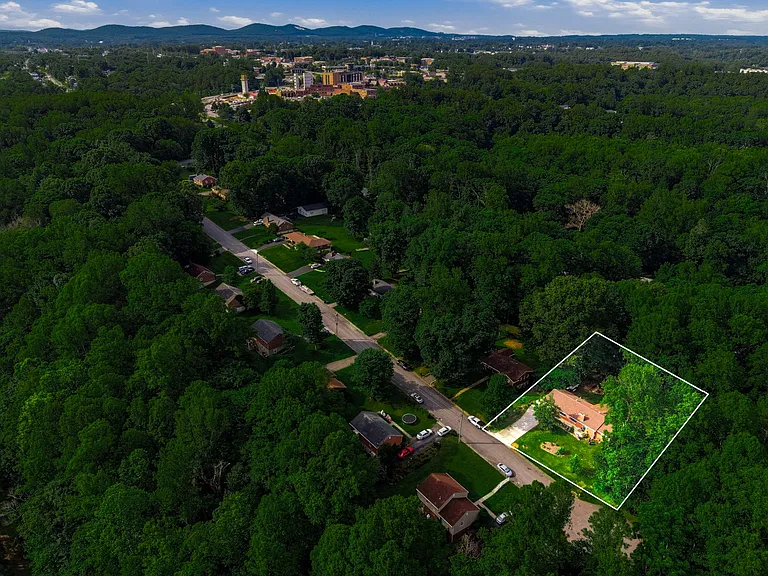 2059 Overbrook Rd Property in foreground, Centra Health's Lynchburg General Hospital in Background... distance .5 mile
