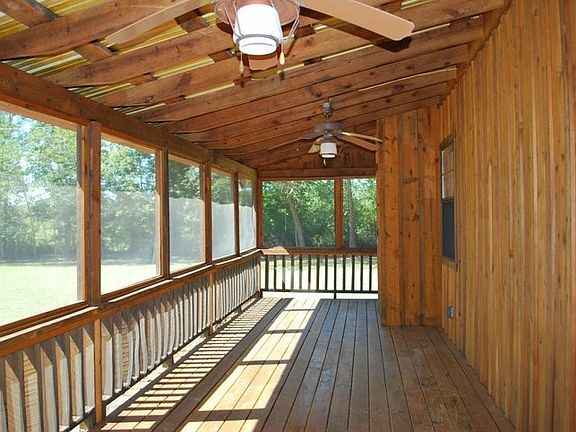 Screened Deck - Ceiling fans