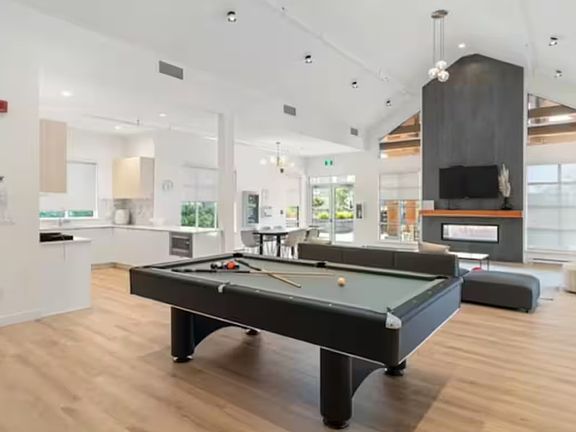 Building Pool Table and Amenities Room