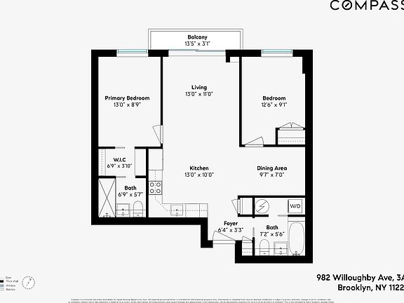 2nd image of 982 Willoughby Ave #3A
