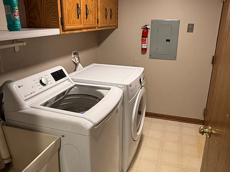 In unit laundry room