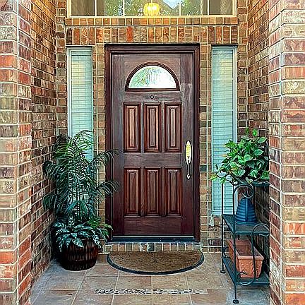 Solid mahogany door