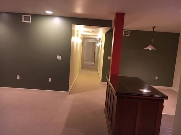 View from entry door to hallway.