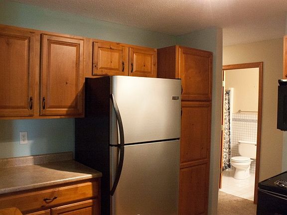 Plenty of cabinet space in the kitchen